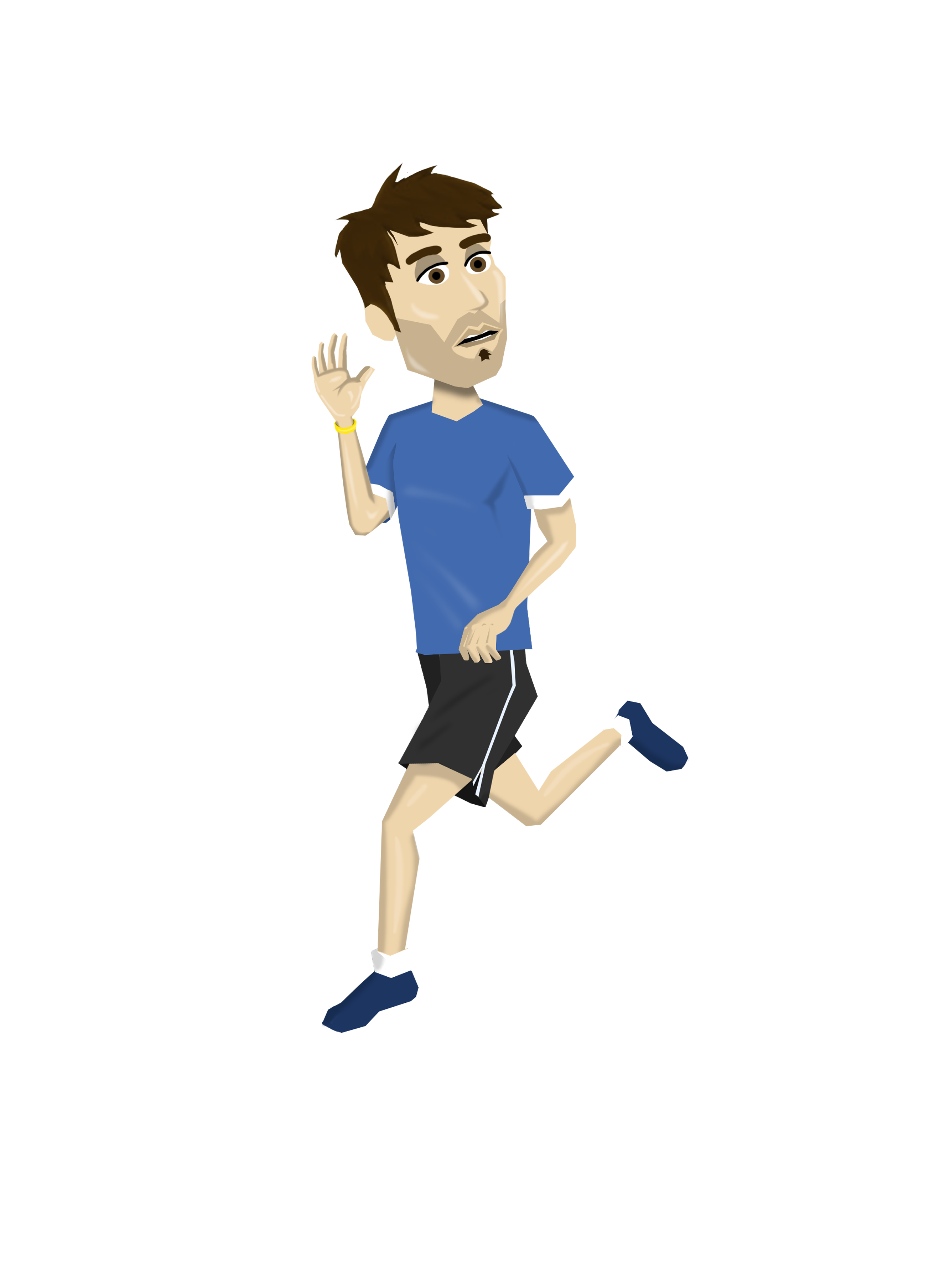 13 white guy fitness running
